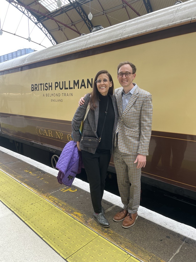 Sharon traveling in England